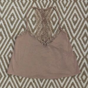 Forever 21 Pink Lace Top